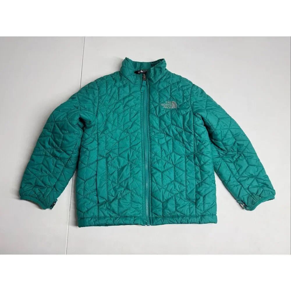 The North Face Kid's Children's Teal Puffer Jacket Winter Coat Sz XS (6)See Note